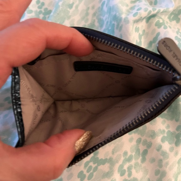 MICHAEL KORS Id case in Navy snake print - Picture 3 of 3